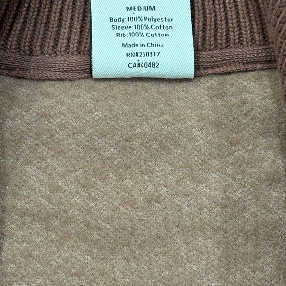 COPY - Varley Jacket Westwood Sherpa Brown Teddy Fleece Pockets Full Zip Women’… - Picture 15 of 16